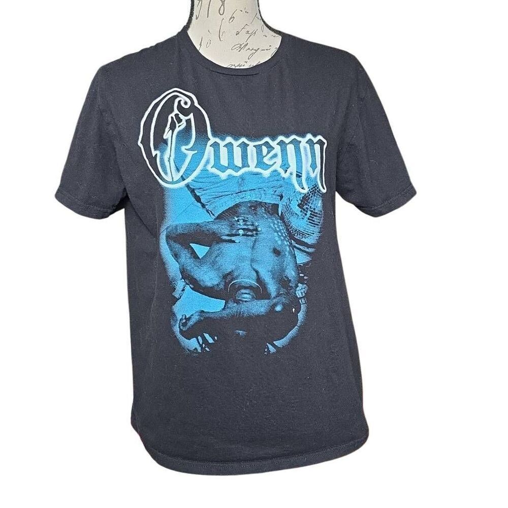 Owenn Women's Size Medium Black Graphic Concert T-Shirt